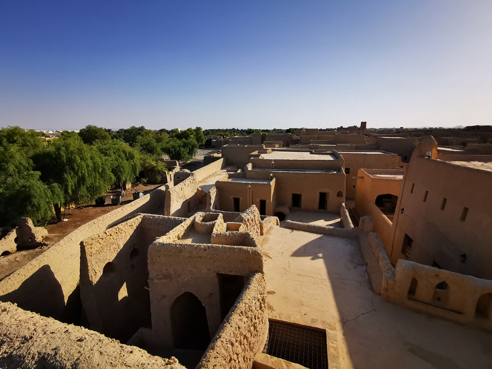 Villaggio di Harat Al Bilad vista panoramica
