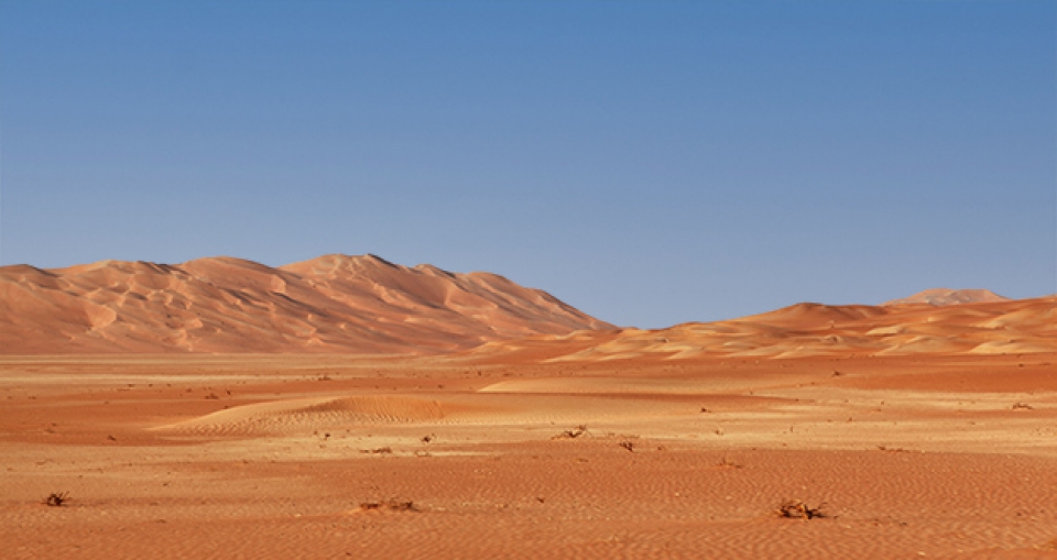 nel cuore di Rub Al Khali, il deserto dei deserti